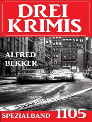 cover image of Drei Krimis Spezialband 1105